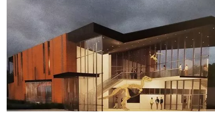 Artists' rendering of the new Angelo State University Museum.