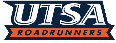 The UTSA Roadrunners logo.