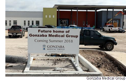 Future home of Gonzaba Medical Group, Coming Summer 2018 to Northwest San Antonio.