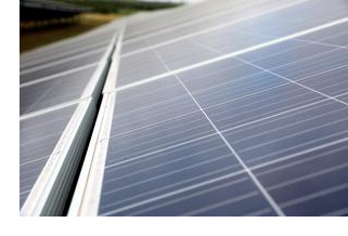 A macro-view of a solar panel.