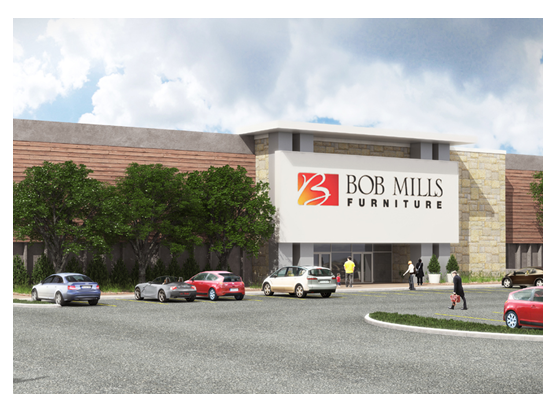 Bob Mills Furniture Store has leased in San Antonio to expand into the South. 