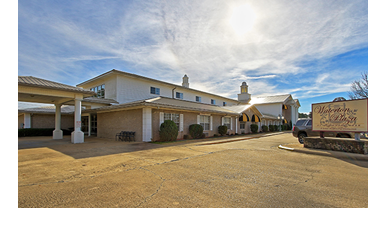 An image of the nursing home in Texarkana.