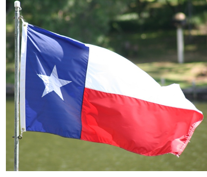 A picture of the Texas Flag—the Lone Star Flag