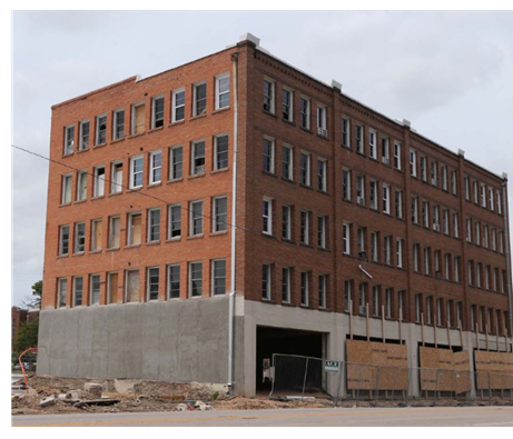 The Austin Arms apartment complex at 13th and Austin Ave., Waco