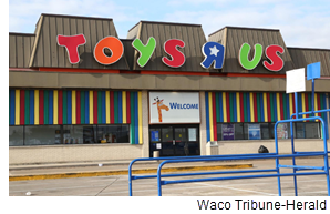 Toys R Us building in Waco.