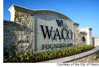 City of Waco sign