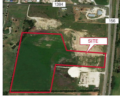 Image of the 25 acres purchased