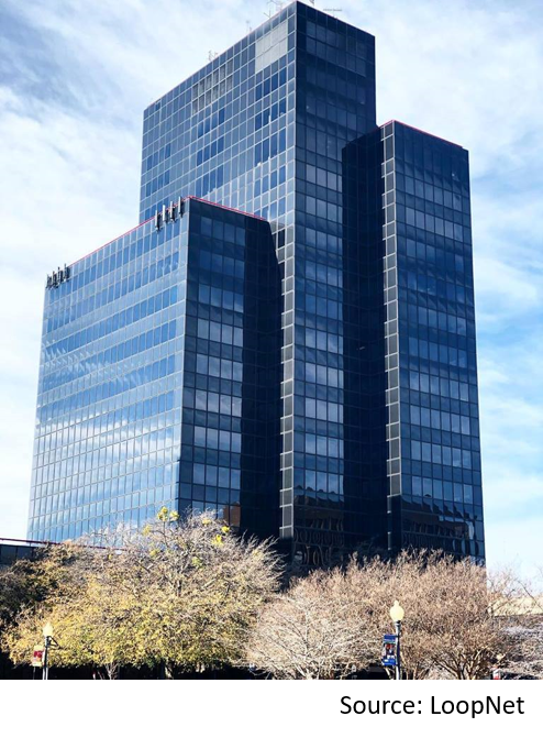 The Plaza Tower in downtown Tyler