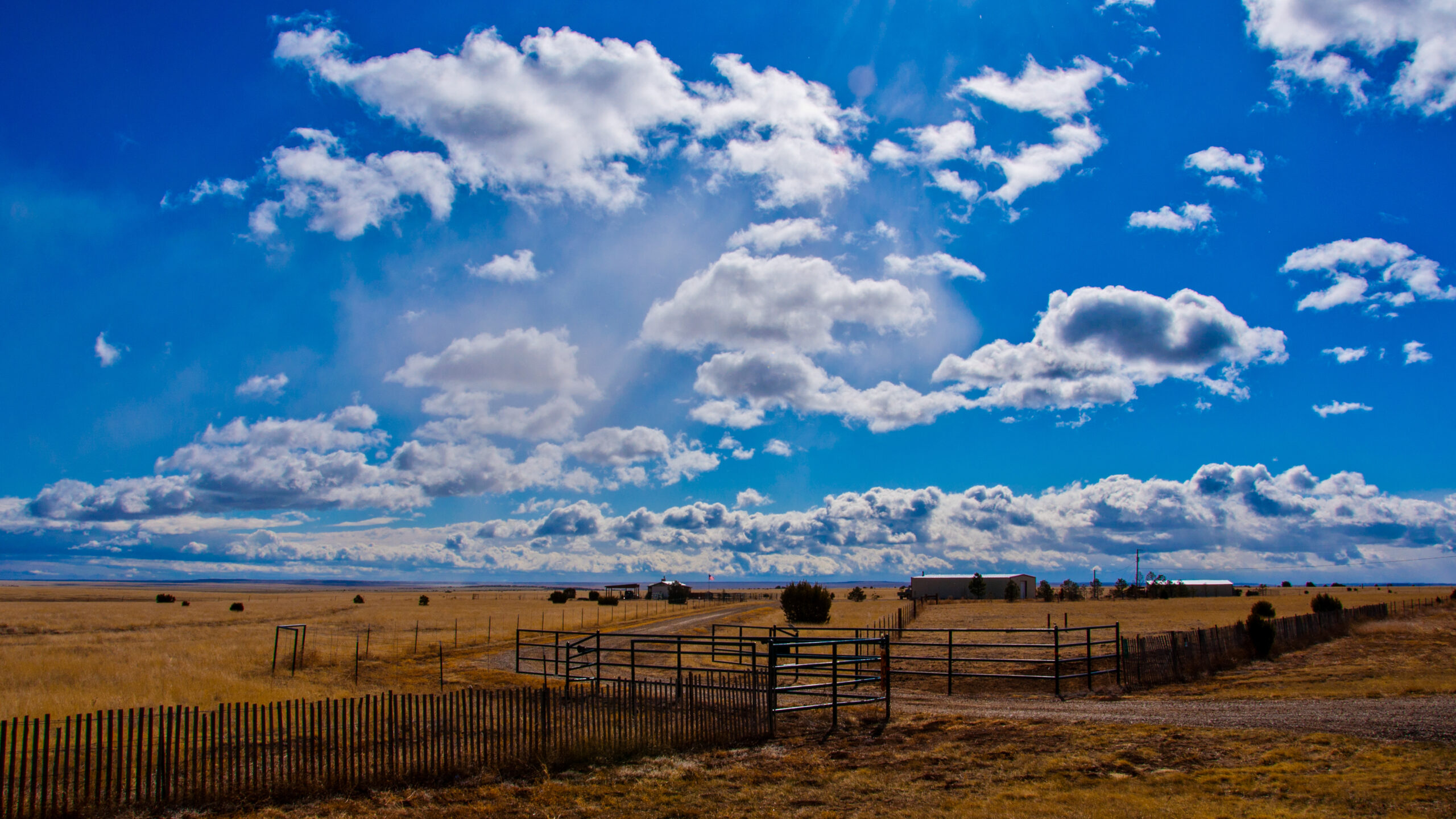 Open Ranch land Texas Amarillo Sky