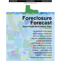 Foreclosure Forecast: Texas Floats While Nation Flails