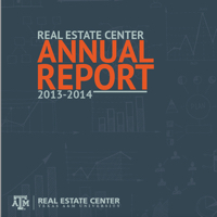 2013–14 Annual Report | Texas Real Estate Research Center